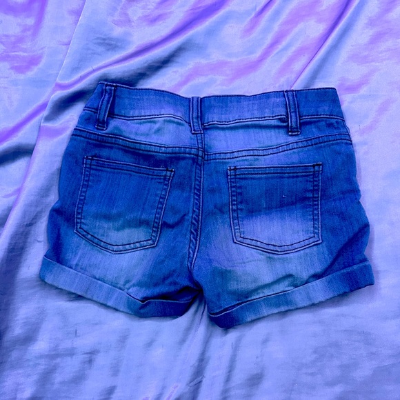 Blue jean shorts - Picture 2 of 2